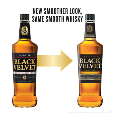 Black Velvet Canadian Whisky Bottle 80 Proof - 750 Ml - Image 4