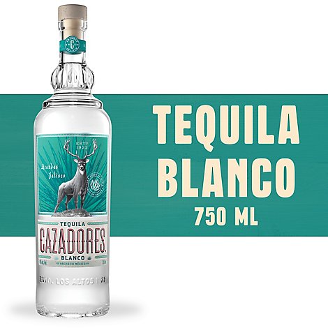 CAZADORES Blanco Tequila Bottle - 750 Ml
