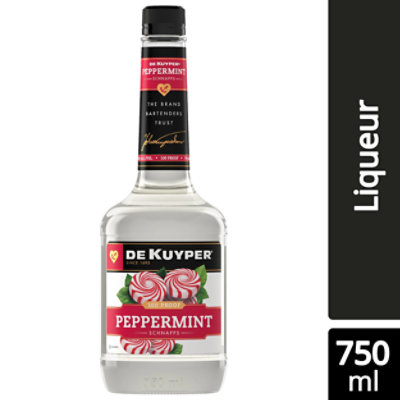 DeKuyper Schnapps Liqueur Peppermint 100 Proof - 750 Ml - Image 1