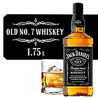 Jack Daniel's Old No. 7 Tennessee Whiskey 80 Proof Bottle - 1.75 Liter - Image 1