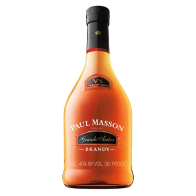 Paul Masson Grande Amber VS Brandy 80 Proof In Bottle - 750 Ml - Image 1