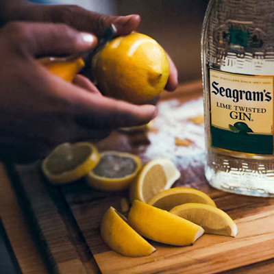 Seagrams Gin Lime Twisted Gin 70 Proof - 750 Ml - Image 2