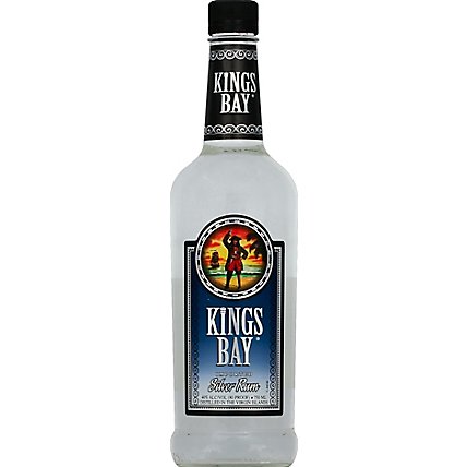 Kings Bay Rum Silver Light 80 Proof - 750 Ml - Image 2