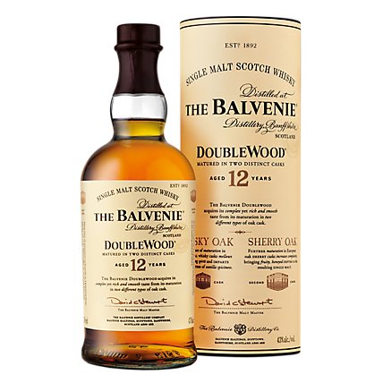 The Balvenie Double Wood Malt Scotch Whisky 12 Year-Old 86 The Balvenie Double Wood Malt Scotch Whisky 12 Year-Old 86