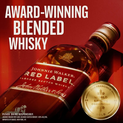Johnnie Walker Red Label Blended Scotch Whisky - 1.75 Liter - Image 1