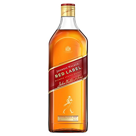 Johnnie Walker Red Label Blended Scotch Whisky - 1.75 Liter