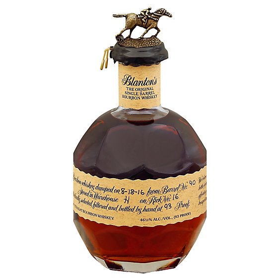 Blantons Single Barrel Bourbon Whiskey 93 Proof-750ML (Limited quantities  may be available in store) - Jewel-Osco