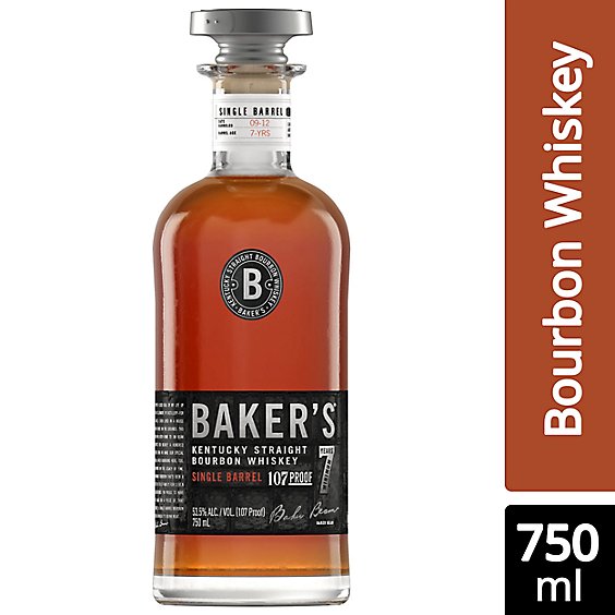 Bakers Kentucky Straight Bourbon 107 Proof-750 ML (Limited quantities may be available in store)