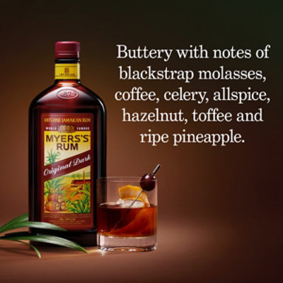 Myers’s Original Dark Jamaican Rum 80 Proof In Bottle - 750 Ml - Image 2