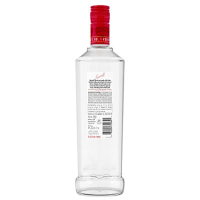 Smirnoff Vodka Infused With Natural Flavors Strawberry Bottle - 750 Ml - Image 3