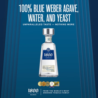 1800 Tequila Blanco 80 Proof - 750 Ml - Image 2