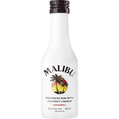 Malibu Caribbean Rum Coconut 42 Proof - 50 Ml - Image 1