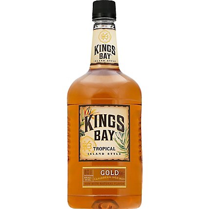 Kings Bay Rum Gold Dark 80 Proof - 1.75 Liter - Image 2