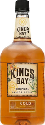 Kings Bay Rum Gold Dark 80 Proof - 1.75 Liter - Image 2