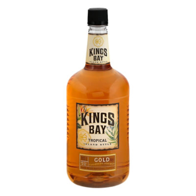 Kings Bay Rum Gold Dark 80 Proof - 1.75 Liter