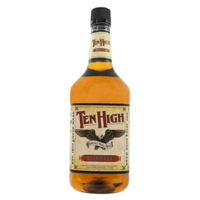 Ten High Bourbon Whiskey 80 Proof Plastic Bottle - 1.75 Liter - Image 1