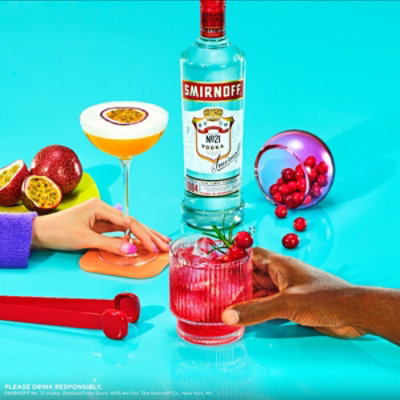 Smirnoff Vodka Triple Distilled Recipe No. 21 80 Proof - 1 Liter - Image 3
