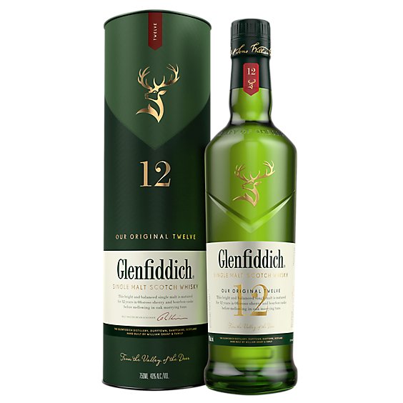 Glenfiddich Scotch Whisky Single Malt 80 Proof - 750 Ml - shaws Glenfiddich Scotch Whisky Single Malt 80 Proof - 750 Ml - shaws