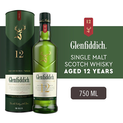 Glenfiddich Scotch Whisky Single Malt 80 Proof - 750 Ml - vons