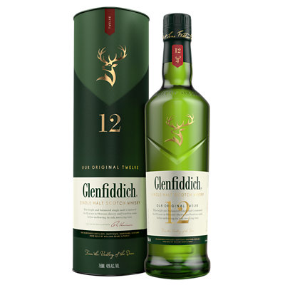 Glenfiddich Scotch Whisky Single Malt 80 Proof - 750 Ml