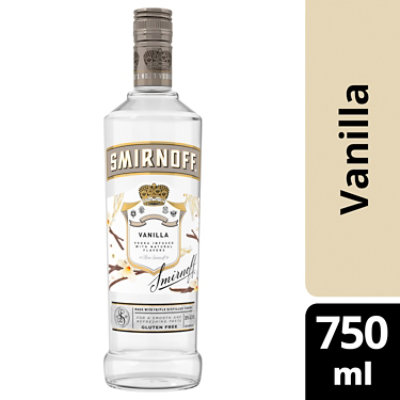 Smirnoff Vodka Infused With Natural Flavors Vanilla Bottle - 750 Ml - Image 1