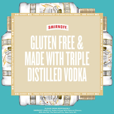 Smirnoff Vodka Infused With Natural Flavors Vanilla Bottle - 750 Ml - Image 3