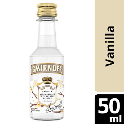 Smirnoff Vodka Vanilla Twist 70 Proof - 50 Ml - Image 1