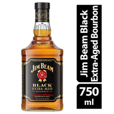 Jim Beam Black Bourbon Extra-Aged 86 Proof - 750 Ml - Image 1