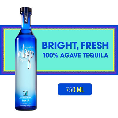 Milagro Tequila 100% Agave Silver 80 Proof - 750 Ml - Image 2