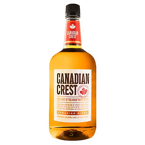 Canadian Crest Whisky Blended Canadian 80 Proof - 1.75 Liter