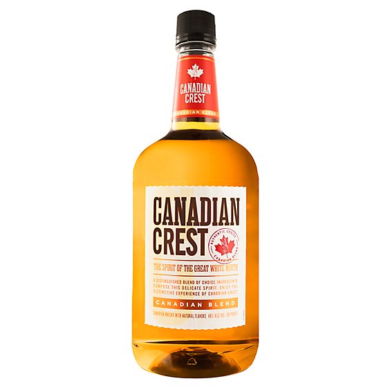 Canadian Crest 80 Proof Canadian Whisky - 1.75 Liter