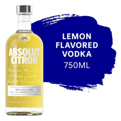 Absolut Citron Flavored Vodka - 750 Ml - Image 1