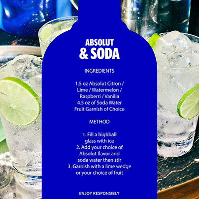 Absolut Citron Flavored Vodka - 750 Ml - Image 2