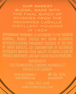 Crown Royal XR Extra Rare Blended Canadian Whisky - 750 Ml - Image 3