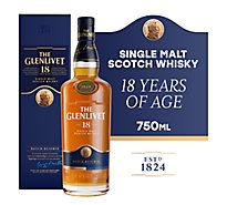 The Glenlivet Whisky Scotch Single Malt 18 Year Old 80 Proof - 750 Ml