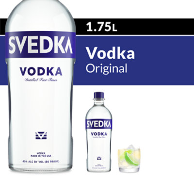 SVEDKA Vodka 80 Proof - 1.75 Liter