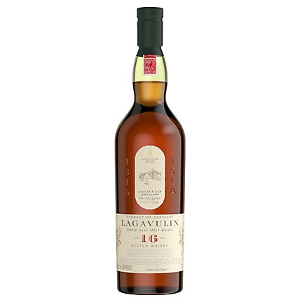 Lagavulin 16 Year Old Islay Single Malt Scotch Whisky - 750 Ml - Image 1