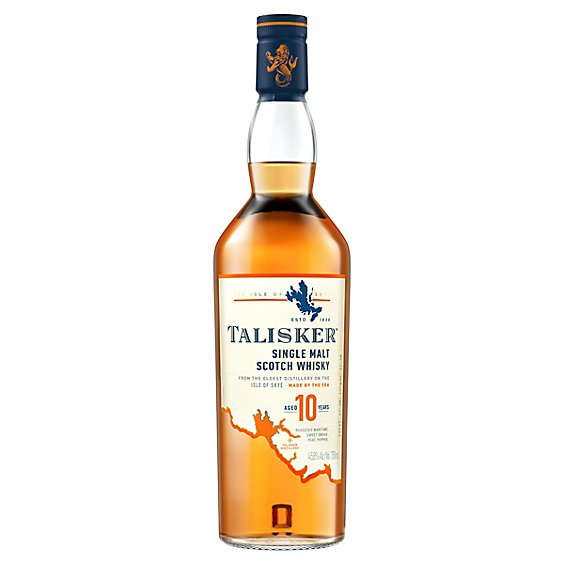 Talisker 10 Year Old Single Malt Scotch Whisky - 750 Ml
