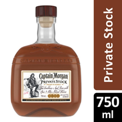 Captain Morgan Private Stock Rum - 750 Ml - Image 1