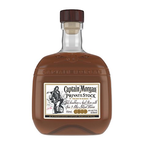 Captain Morgan Private Stock Rum - 750 Ml