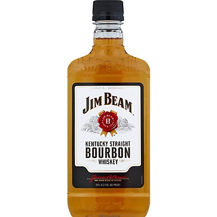 Jim Beam Whiskey Bourbon Kentucky Straight 80 Proof - 375 Ml - Image 2