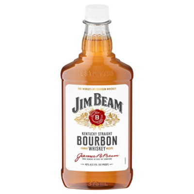 Jim Beam Whiskey Bourbon Kentucky Straight 80 Proof - 375 Ml - Image 2