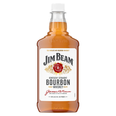 Jim Beam Whiskey Bourbon Kentucky Straight 80 Proof - 375 Ml - Image 2