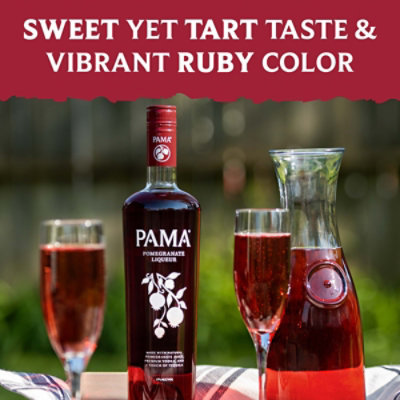 Pama Pomegranate Liqueur 34 Proof - 750 Ml - Image 2