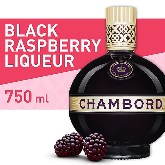Chambord Black Raspberry Liqueur 33 Proof Bottle - 750 Ml