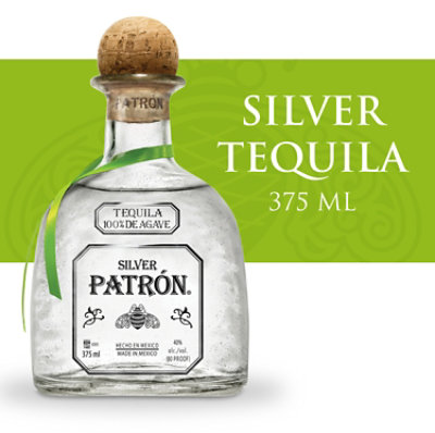 Patron Silver Tequila 375 ML - Glendale Liquor Store