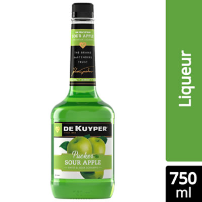 DeKuyper Schnapps Liqueur Sour Apple Pucker 30 Proof - 750 Ml - Image 1