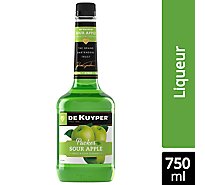 DeKuyper Schnapps Liqueur Sour Apple Pucker 30 Proof - 750 Ml