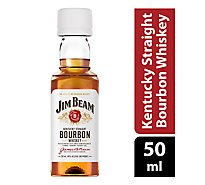 Jim Beam Kentucky Straight Bourbon Whiskey 80 Proof - 50 Ml