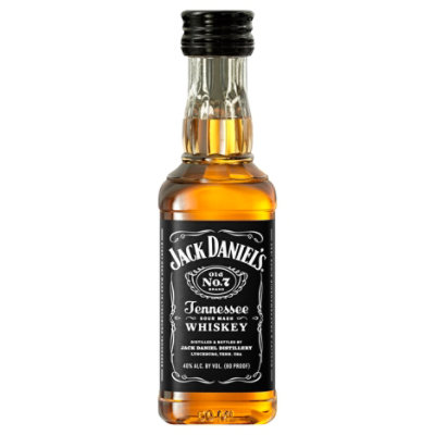 Jack Daniels Old No. 7 Tennessee Whiskey 80 Proof Bottle - 50 Ml - Image 1